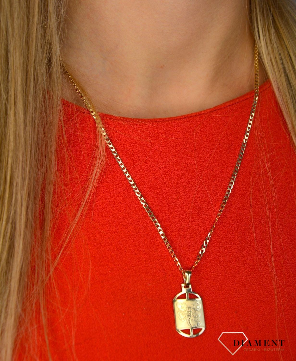 Złoty łańcuszek 585 pancerka 2,5 mm DIA-LAN-1124-585 2,5mm.jpg